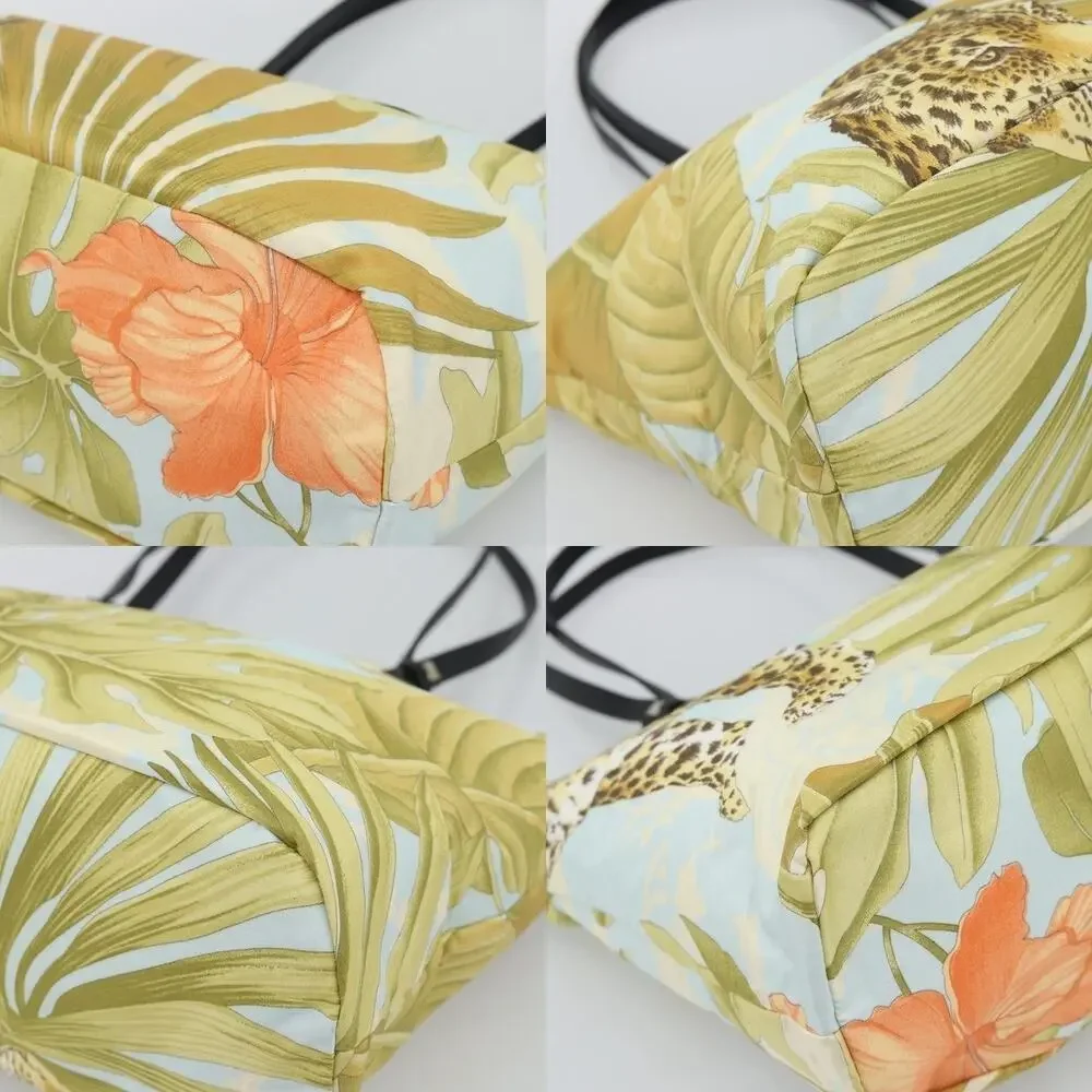 Salvatore Ferragamo Nylon Tote Bag Yellow